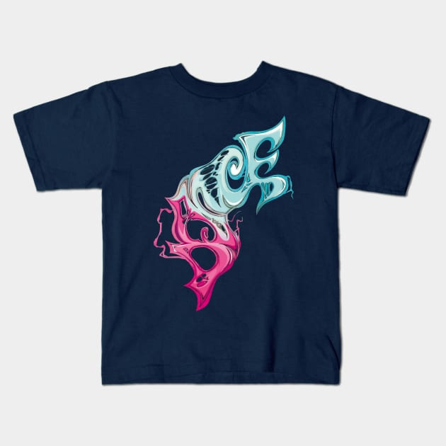 Split Dance!! Kids T-Shirt by TurkeysDesign